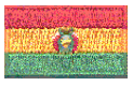 Micro Flag Patch of Bolivia