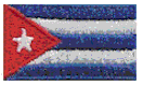 Micro Flag Patch of Cuba