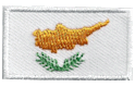 Micro Flag Patch of Cyprus