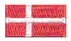 Micro Flag Patch of Denmark