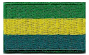 Micro Flag Patch of Gabon