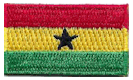 Micro Flag Patch of Ghana
