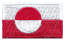 Micro Flag Patch of Greenland