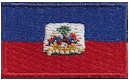 Micro Flag Patch of Haiti
