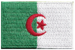 Mini Flag Patch of Algeria