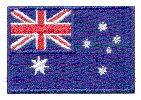 Mini Flag Patch of Australia
