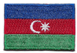 Mini Flag Patch of Azerbaijan