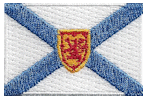 Mini Flag Patch of Canadian Province of Nova Scotia