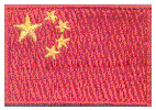 Mini Flag Patch of China