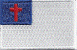 Mini Flag Patch of Christian flag