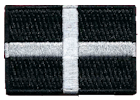 Mini Flag Patch of Cornwall (St Piran)