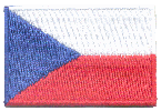 Mini Flag Patch of Czech Republic