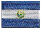 Mini Flag Patch of El Salvador
