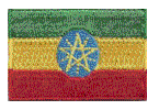 Mini Flag Patch of Ethiopia