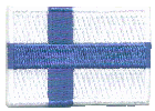 Mini Flag Patch of Finland