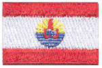 Mini Flag Patch of French Polynesia