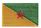 Mini Flag Patch of Guiana, French