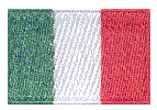 Mini Flag Patch of Italy