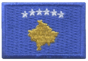 Mini Flag Patch of Kosovo