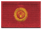 Mini Flag Patch of Kyrgyzstan