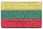 Mini Flag Patch of Lithuania