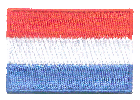 Mini Flag Patch of Luxembourg