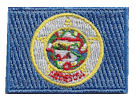 Mini Flag Patch of State of Minnesota 1983-2024