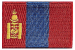 Mini Flag Patch of Mongolia