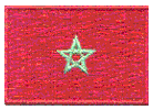 Mini Flag Patch of Morocco