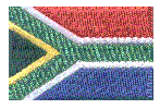 Mini Flag Patch of South Africa