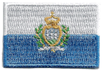 Mini Flag Patch of San Marino