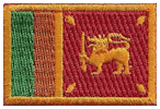 Mini Flag Patch of Sri Lanka