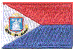 Mini Flag Patch of St Maarten