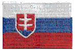 Mini Flag Patch of Slovak Republic