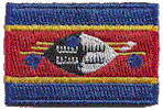 Mini Flag Patch of Eswatini (Swaziland)