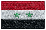 Mini Flag Patch of Syria