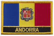 Named Flag Patch of Andorra