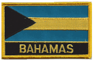 Named Flag Patch of Bahamas