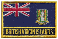 Named Flag Patch of British Virgin Islands