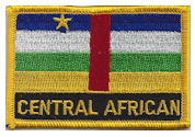 Named Flag Patch of Central African Republic