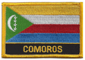Named Flag Patch of Comoros