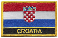 Named Flag Patch of Croatia