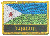 Named Flag Patch of Djibouti