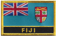 Named Flag Patch of Fiji