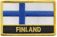 Named Flag Patch of Finland