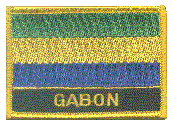 Named Flag Patch of Gabon
