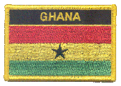 Named Flag Patch of Ghana