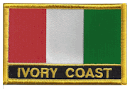 Named Flag Patch of Côte d'Ivoire