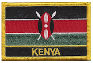Named Flag Patch of Kenya