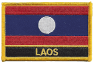 Named Flag Patch of Laos